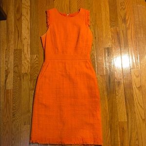 J. Crew Orange Dress